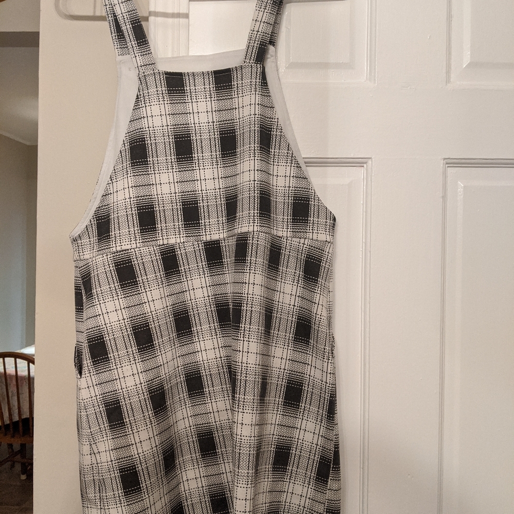 Plaid mini dress